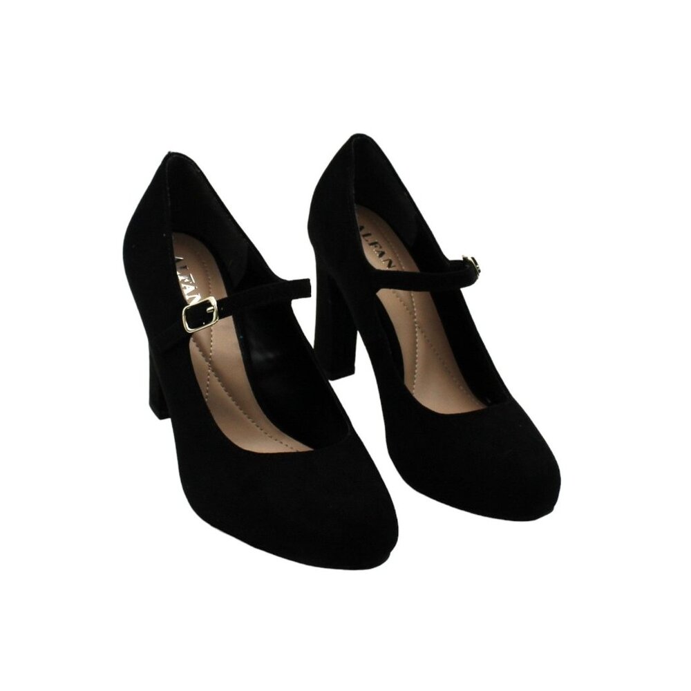 Alfani Womens Faux Suede Evening Mary Jane Heels - Picture 1 of 7